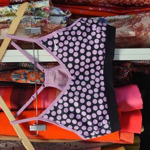 Nike polka dot sports bra size xl